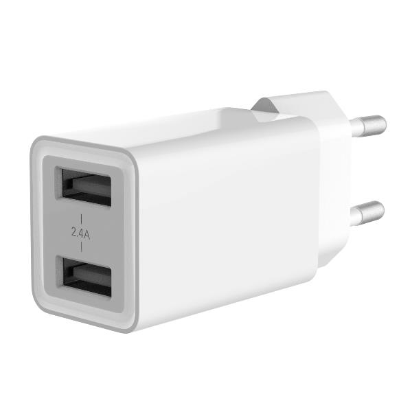 Conceptronic 2-PORT 12W USB CHARGER  2.4A